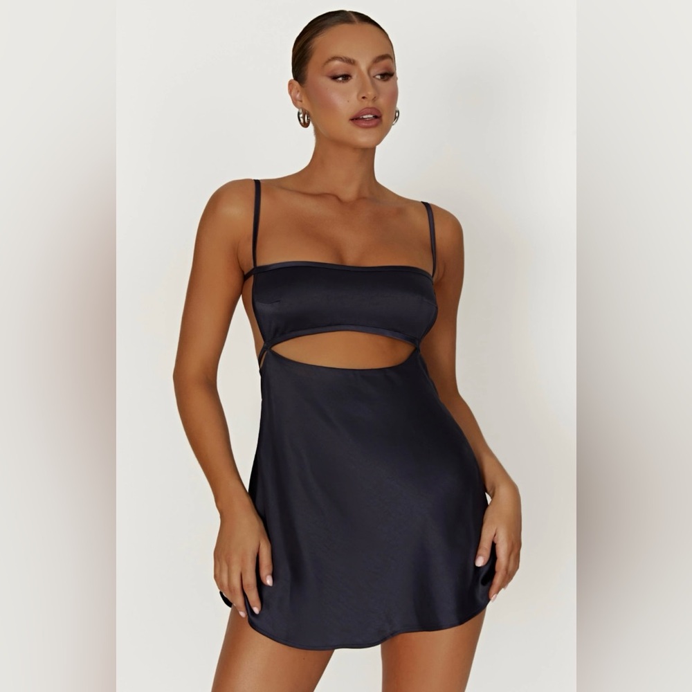 Meshki Veda Satin Mini Dress